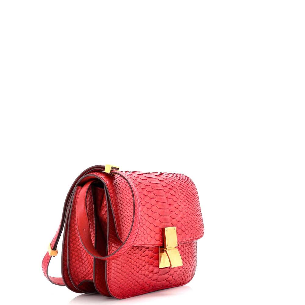 Celine Classic Box Bag Python Medium #230643C11B - image 2